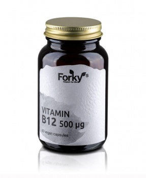 VITAMÍN B12 60 kapslí vitamín B12, B12, vitamín, anémie, železo, energie, vegan